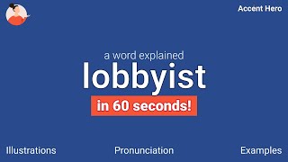 LOBBYIST - Meaning and Pronunciation