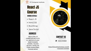 React Js Course In Rawalpindi And Islamabad