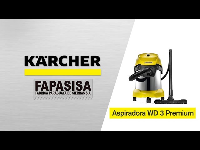 Kärcher - Al momento de guardar tu aspiradora WD 1 coloca los accesorios en  las ranuras, y en la siguiente limpieza podrás encontrarlos fácilmente.  Encuéntrala en