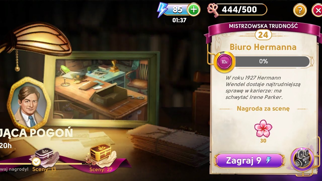 Tajemnice #20 Scena #24 Biuro Hermanna - YouTube