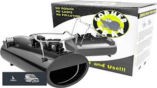 Gopher Trap Rodent Trap for Pest Control Reusable Rugged Plastic Black Hole