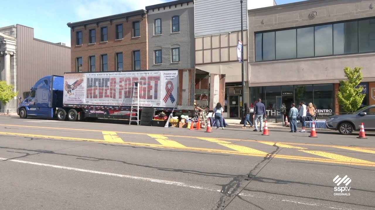 SSPTV News - 9/11 Tribute Arrives In Downtown Hazleton