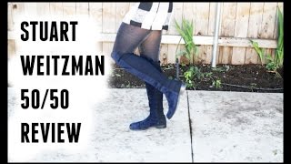 STUART WEITZMAN 5050 BOOT REVIEW TRY ON VIDEO screenshot 2