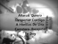 Luis Coronel - Escapate (Letra)