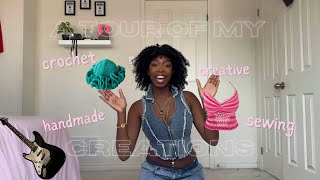 everything i've ever made | crotchet + sewing tour