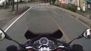 ヘルメットにドライブレコーダー着けて録画してみました。