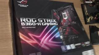 Unboxing Asus ROG Strix B360-H gaming Motherboard
