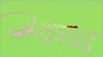 TRAIN SIMULATOR GAME SNAKE WALA TRICK RUNNING TRACK RAILROAD RAILWORK BEANG DRIVE 