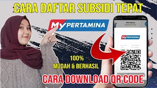 Cara Daftar Mypertamina Pertalite dan Solar Subsidi 2023  | download QR CODE screenshot 3