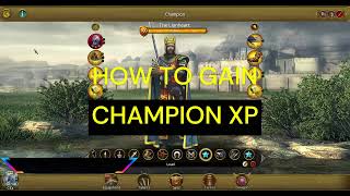 March of Empires Champ XP Upgrade || CHAMP XP BOOST ||GAMELOFT || screenshot 4