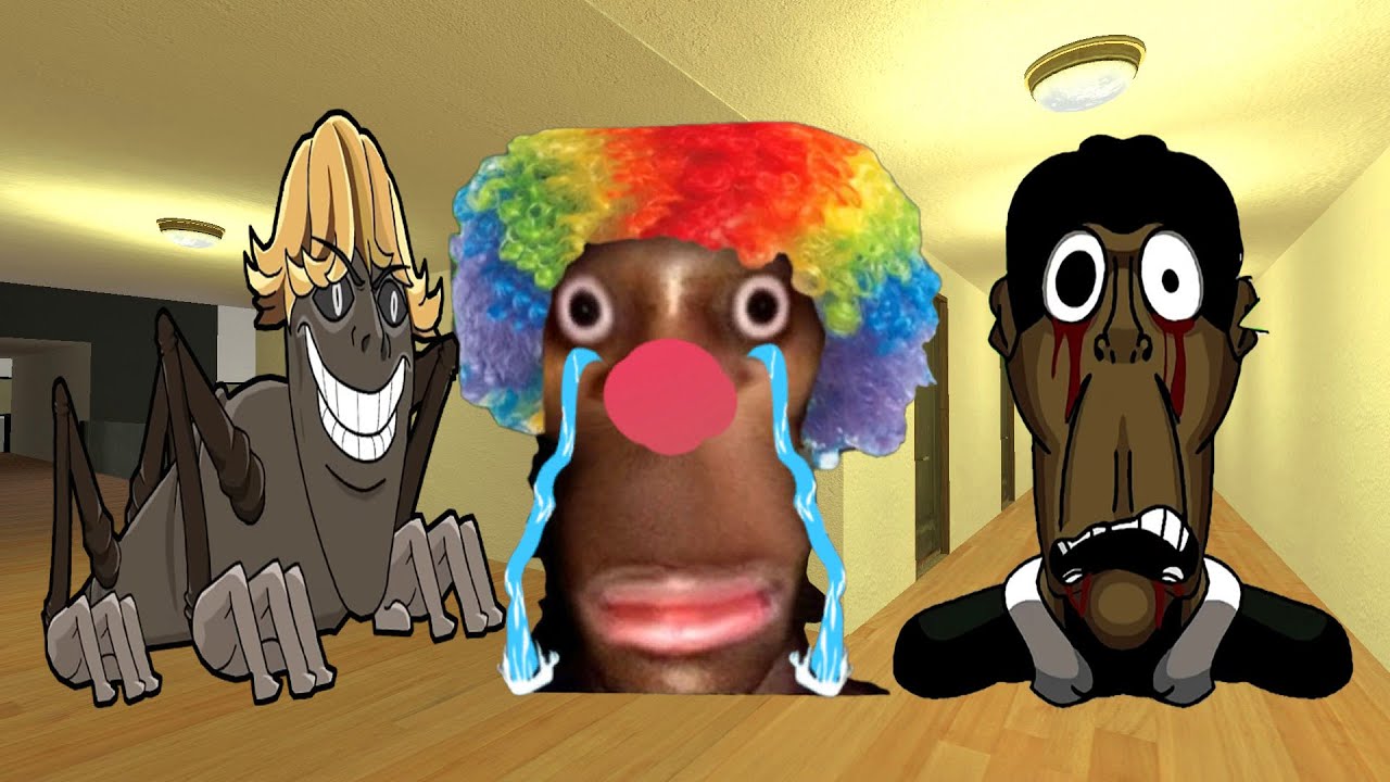 My Name Is Aughh, Obunga And 67 Nextbot in The Hole Nextbot Gmod