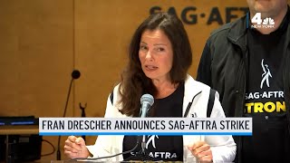 SAG-AFTRA strike authorization: Watch Fran Drescher's full speech | NBC New York