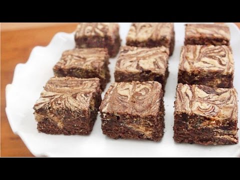 Peanut Butter Cheesecake Swirled Brownies | SweetTreats