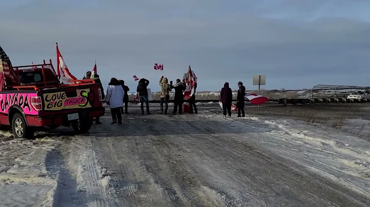 Rally at North Battleford Saskatchewan.