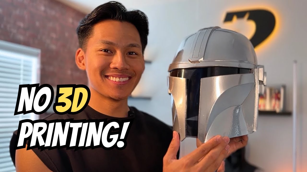 Making The MANDALORIAN Helmet With Foam | Easy DIY