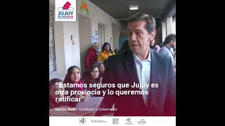 Carlos Sadir: "Queremos ratificar el proyecto del 2015"