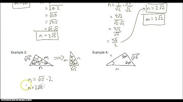 7.4 Part 2 Special Right Triangles