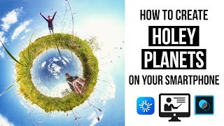 How to create Holey Planet photos on your smartphone | With advanced editing tips | Gaba_VR screenshot 5
