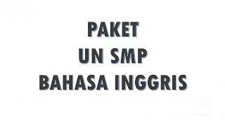 UN BAHASA INGGRIS NO 1-5