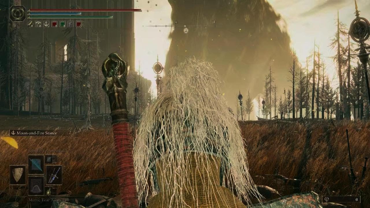 How to beat Commander Gaius in Elden Rind Erd tree shadows 