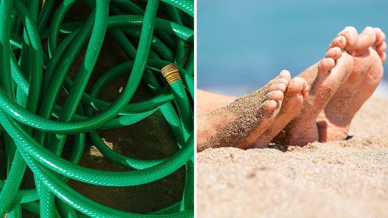 Summer Organizing Tips: How to Store a Hose, Keep Dirt/Sand Out of The House + More | Rachael Ray Show
