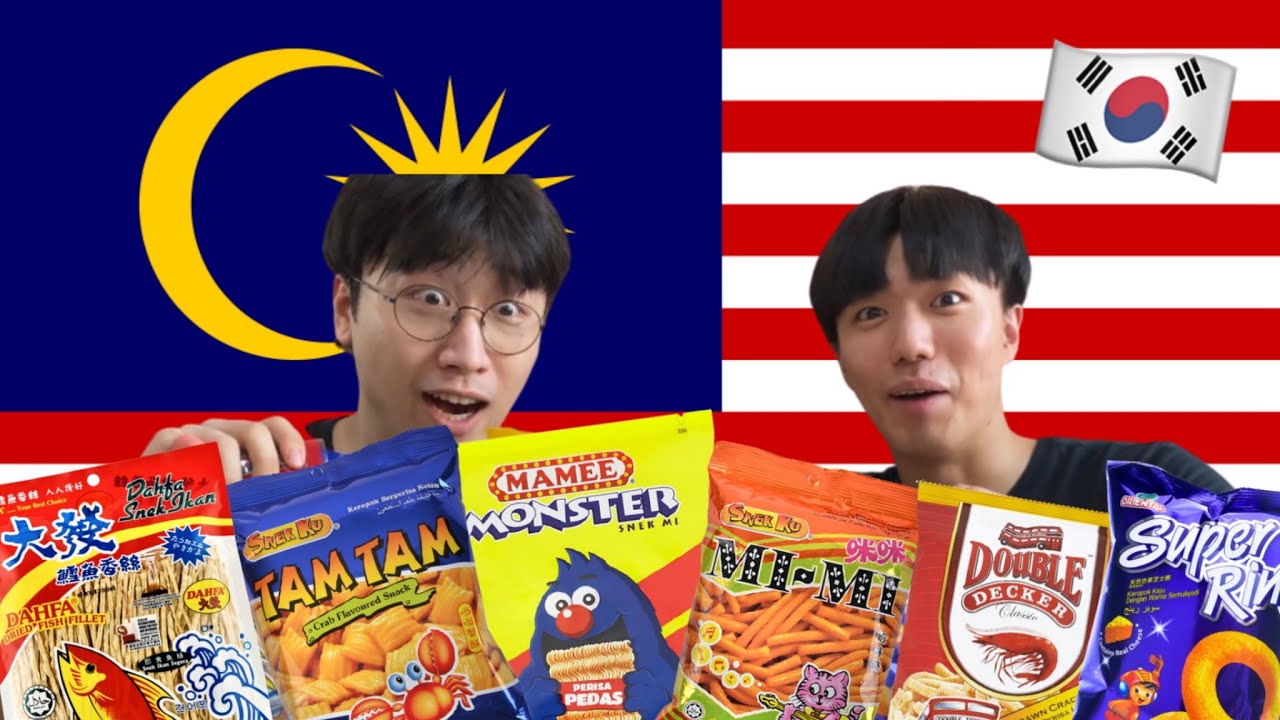 Ready go to ... https://youtu.be/GAOq5q54VLE [ eng) Korean bros try Malaysian snacks Mukbangð²ð¾ |ë§ë ì´ìì ê³¼ì|TAM-TAM|SUPER RING|DOUBLE DECKER|SNEK MI]