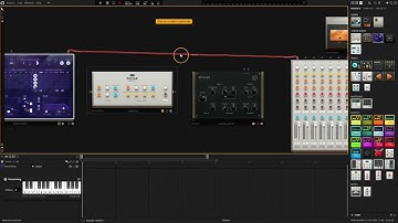 Audiotool | First Steps | Patch Effects into Existing Connections