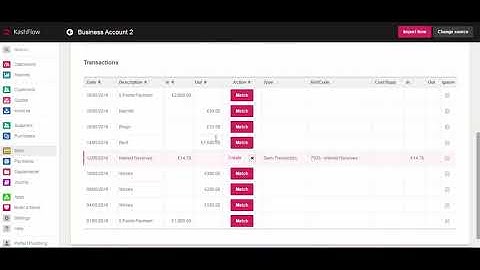 Banking   Uploading CSV Statements
