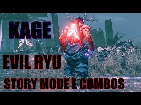 Vídeo: O Novo Personagem De DLC De Street Fighter 5, Kage, é Basicamente O Evil Ryu Com Uma Reviravolta