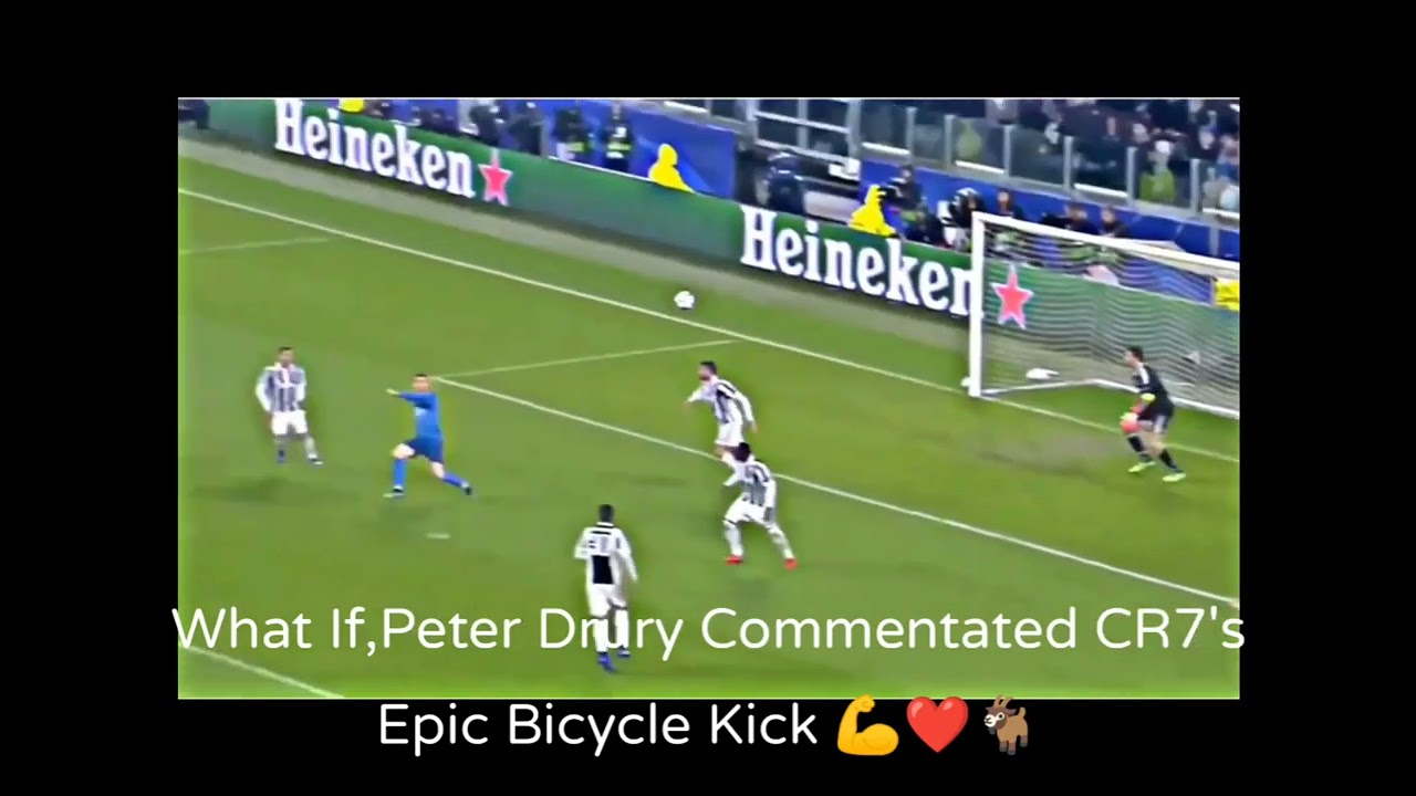 What If??? Peter Drury Commentated CR7's Epic Bicycle Kick 💪❤️🐐 Siiiiuuu ❤️❤️❤️ 