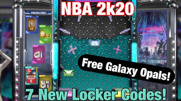 7 NEW LOCKER CODES IN NBA 2K20 MyTeam!