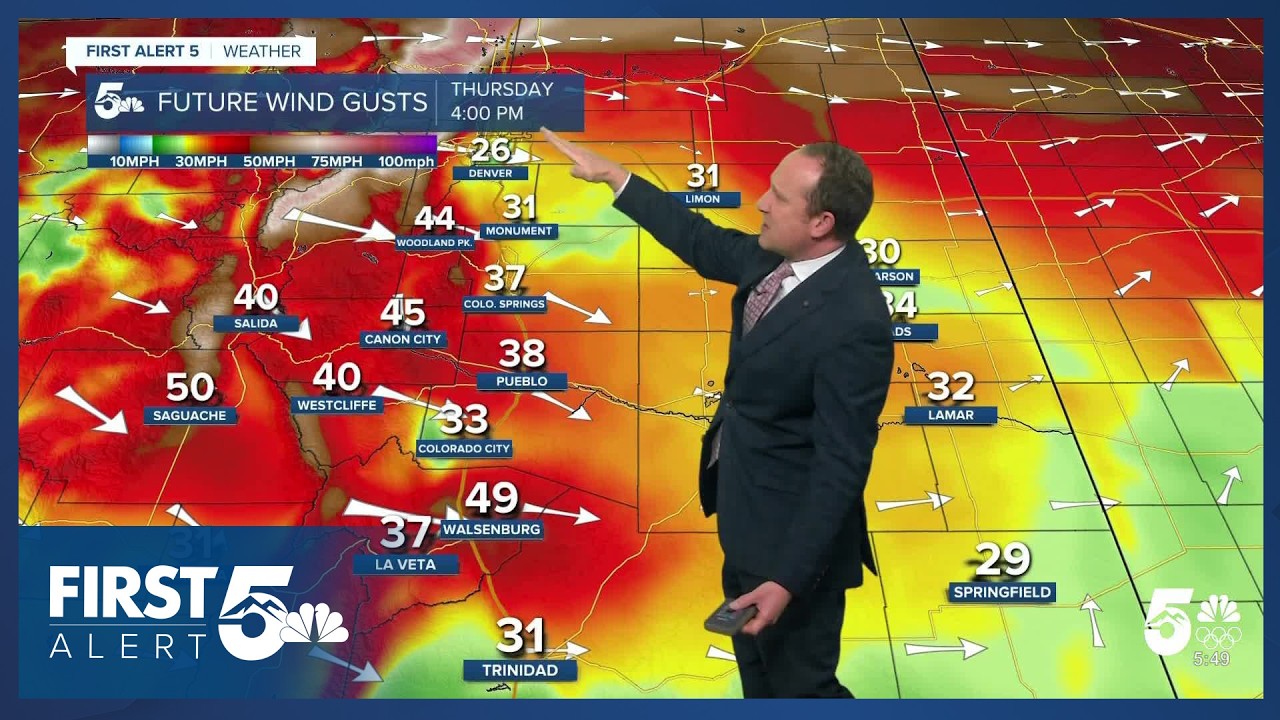 Quick warm-up this afternoon as fire danger ramps up across Colorado ...