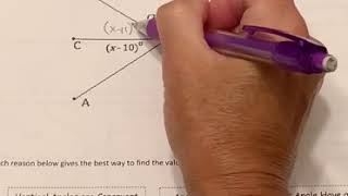 Solving for Unknown Angles
