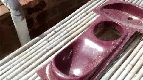 Ecosan- Bamboo substructure toilet