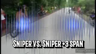 Sniper 135 Clic. Drag Race