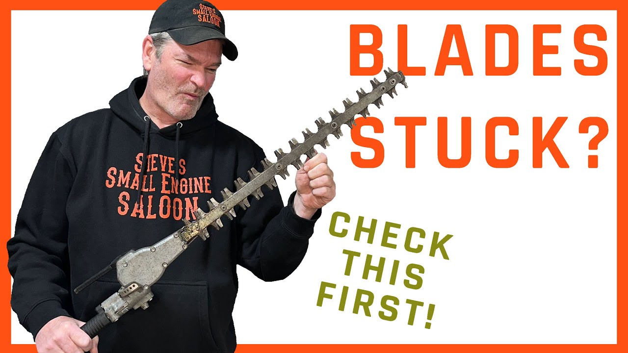 Hedge Trimmer Blades Won't Move? (TRY THIS FIRST!) YouTube