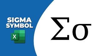 How to add sigma symbol in excel How to add sigma symbol in excel