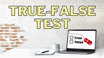 True or False Test (Rules in Constructing True or False Test)