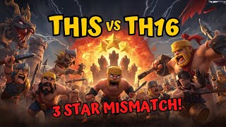 TH15 vs TH16 Mismatch - Easy 3 Star Attack Strategy 2026 | Clash of Clans