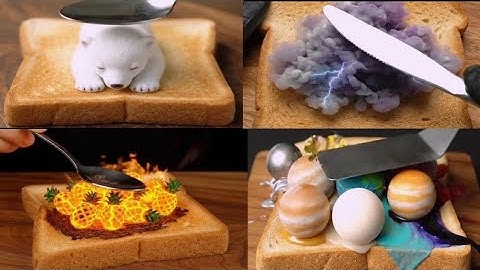 ASMR | Ranking The Best Ai ASMR Toast Spread | Oddly Satisfying Video 