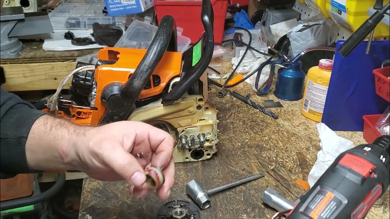 HOW TO Change the worm gear on your stihl MS250/025 and other model