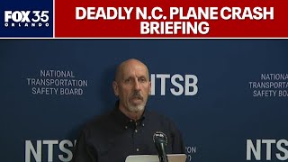 NTSB holds press briefing on deadly N.C. plane crash | FULL