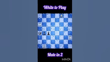 White to move✨Mate in 2#chessshorts #puzzle #brilliantmove #checkmate