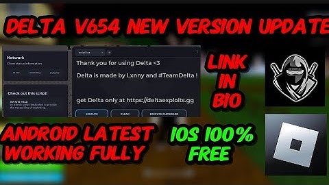NEW! Download & Install Delta Executor for Roblox on Android | Top Roblox Executor for Android.