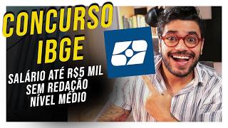 Concurso IBGE Temporário: 8 mil vagas de nível médio | VALE a pena ou não?