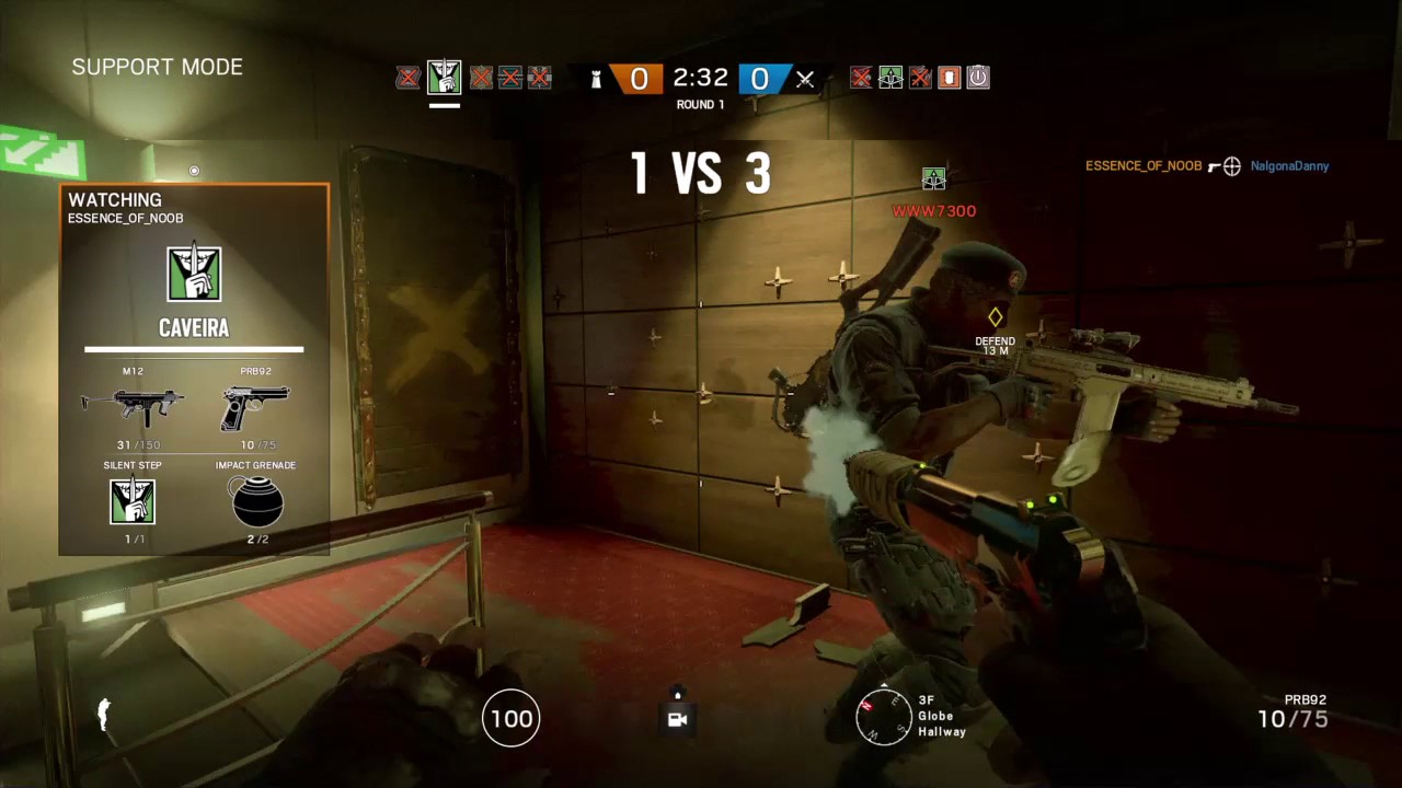 Rainbow Six Siege Caveira Clutch - YouTube