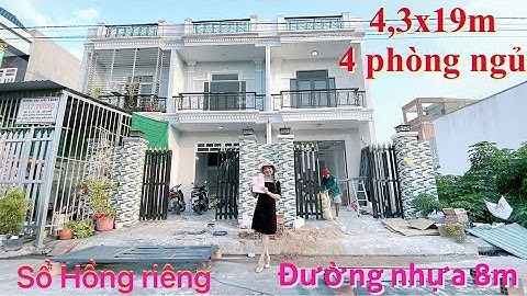 🍎Kim Thủy sẽ trao sổ Hồng này cho anh chị nào đây!4,3x19m 4 phòng đường nhựa 8m gần chợ Bình Chánh