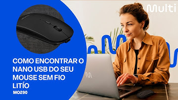 Como encontrar o Nano USB do seu mouse sem fio recarregável Litío - MO290
