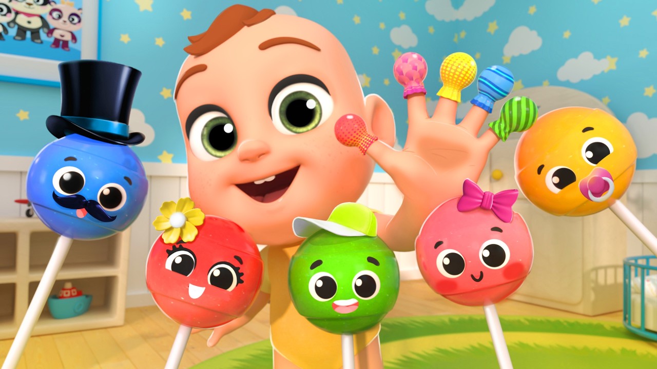 Pop! Goes the Lollipop! Finger Family Candy Mashup | Baby songs | Nursery Rhymes & Kids Songs