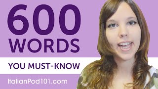 600 Words Every Italian Beginner Must Know